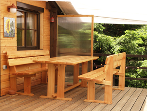 Gartenmöbel aus Lärchenholz - Johanns Holzwelt Salzburg