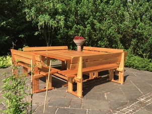Gartenmöbel aus Lärchenholz - Johanns Holzwelt Salzburg