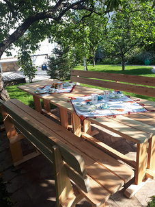 Gartenmöbel aus Lärchenholz - Johanns Holzwelt Salzburg